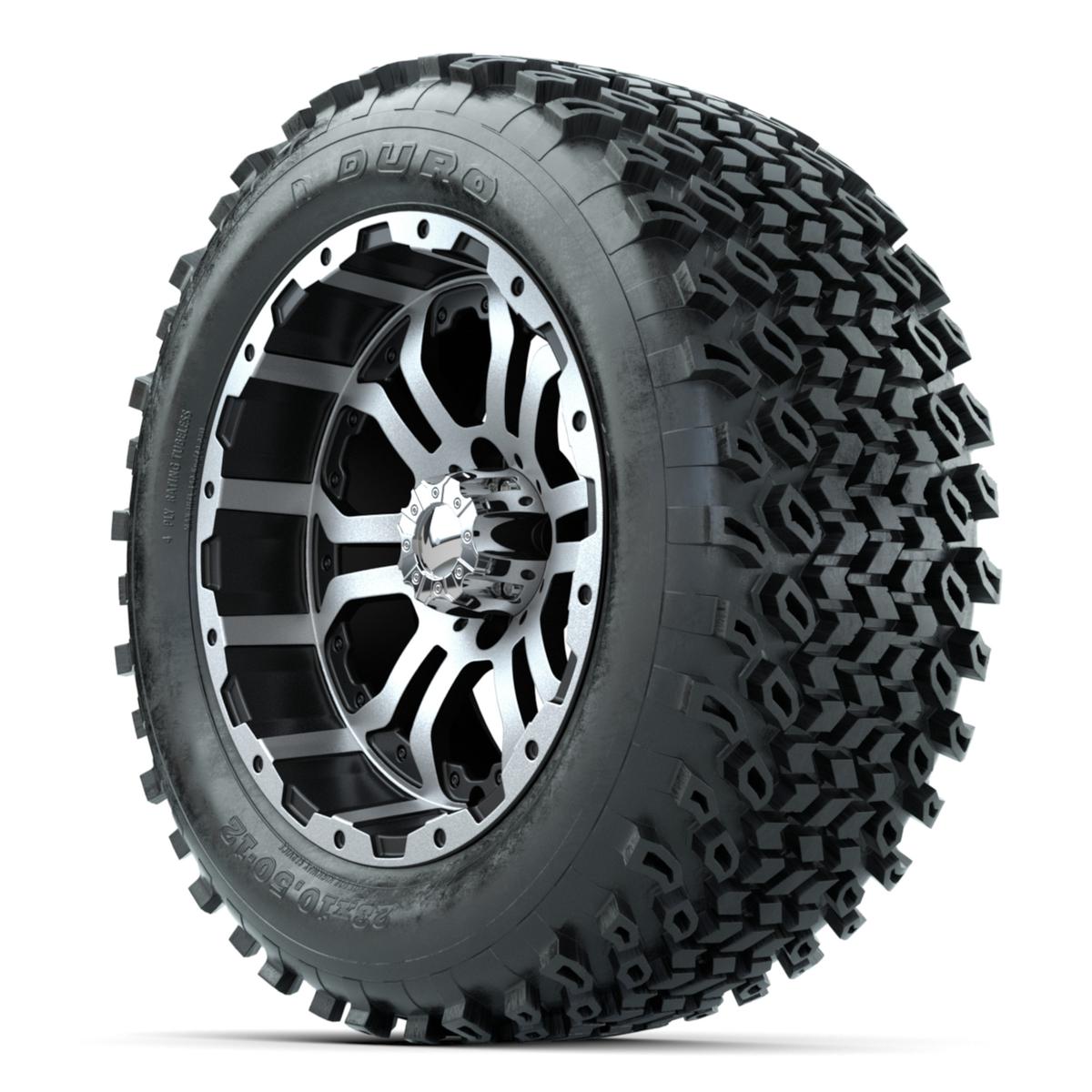 Set of (4) 14 in GTW Omega Wheels with 23x10-14 Duro Desert All-Terrain Tires