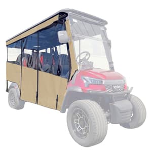 RedDot 6-Passenger Linen Track Style Enclosure with Linen Valance for ICON i60LX (Years 2026-Up)