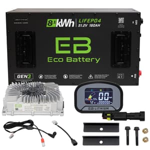 Advanced EV1 2017-2021 Eco Lithium 51v 160Ah GEN3 "Toyota MCU" Battery Bundle