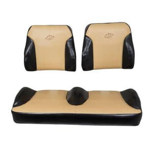 Club Car DS Black/Tan Suite Seats (Years 2000-Up)