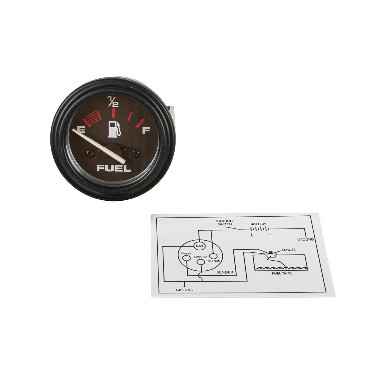 Reliance Fuel Sender and Meter Kit (Black)