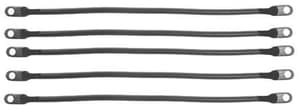 6 Gauge 48V 14&Prime; Battery Cable Set For Club Car DS (Years 1995-Up)