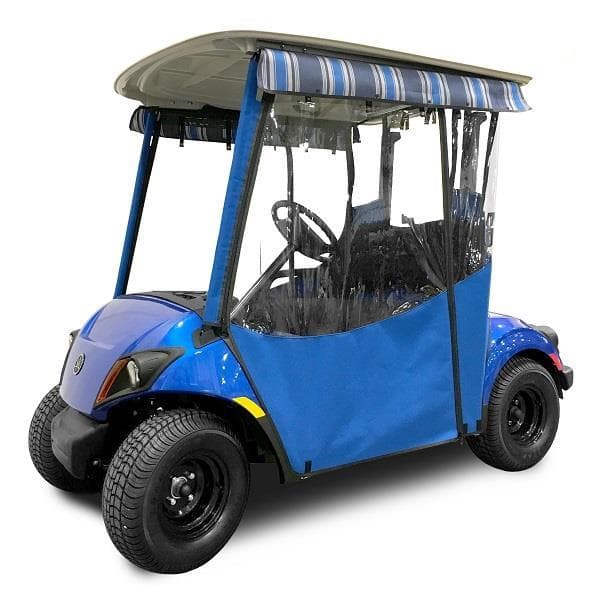 RedDot&reg; Chameleon Enclosure With Pacific Blue Sunbrella Fabric for Yamaha Drive2 (Years 2017-Up)