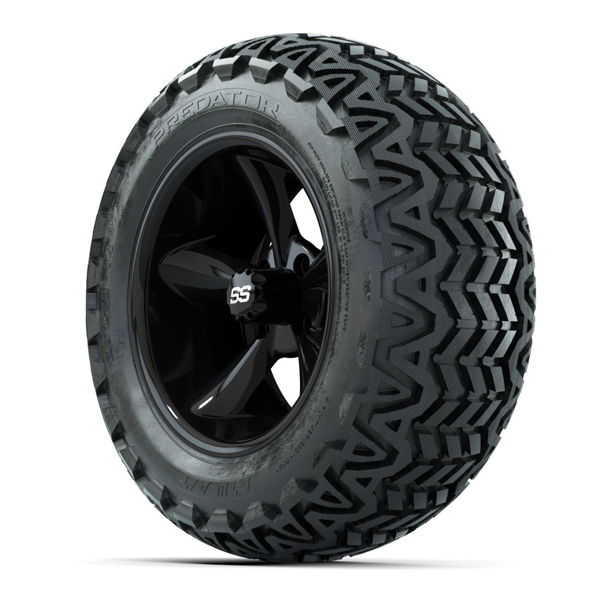 Set of (4) 14 in GTW Godfather Wheels with 23x10-14 GTW Predator All-Terrain Tires