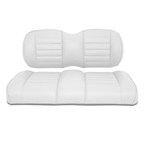 EZGO TXT Premium OEM Style Front Replacement White Seat Assemblies