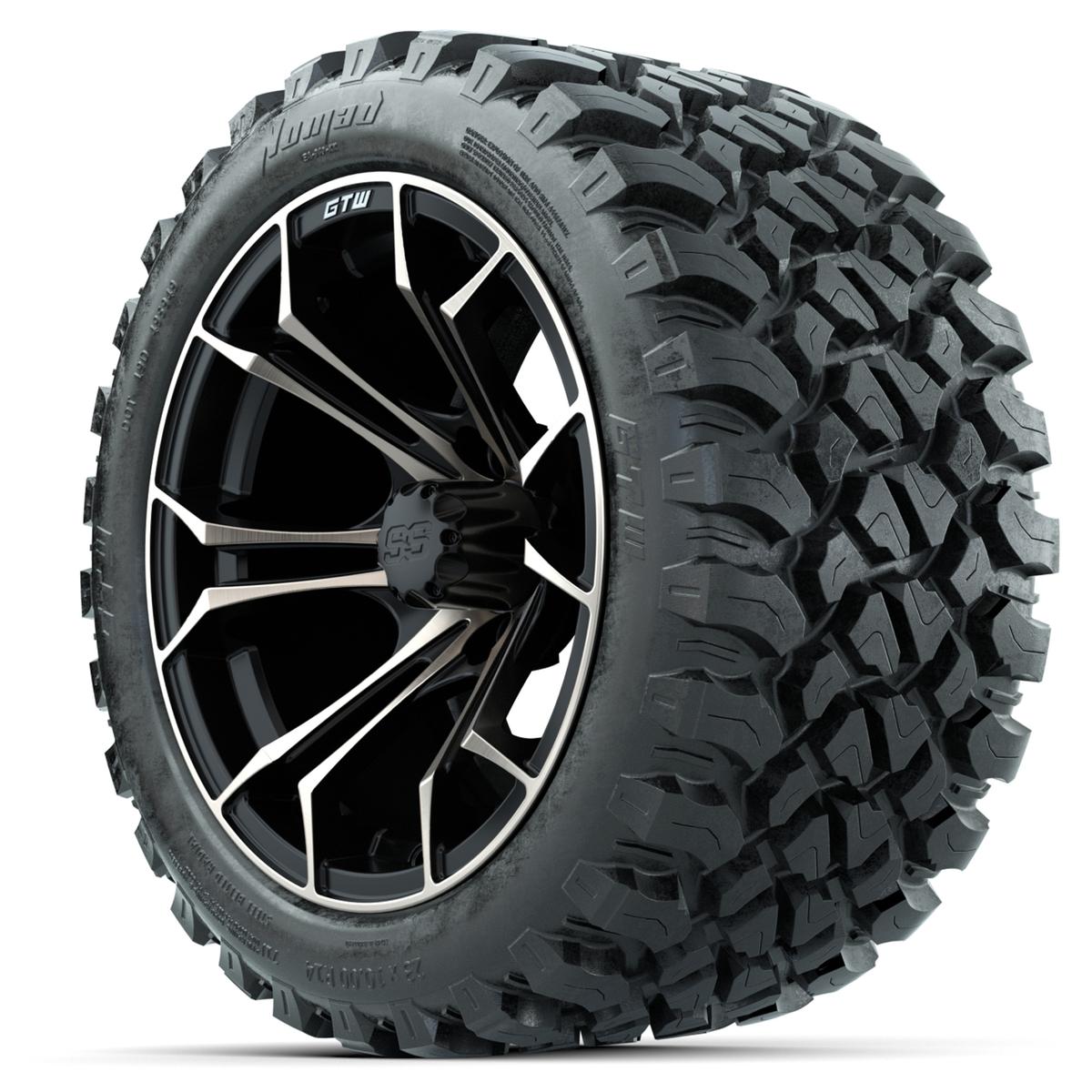 GTW Spyder Bronze/Matte Black 14 in Wheels with 23x10-14 GTW Nomad All-Terrain Tires – Full Set