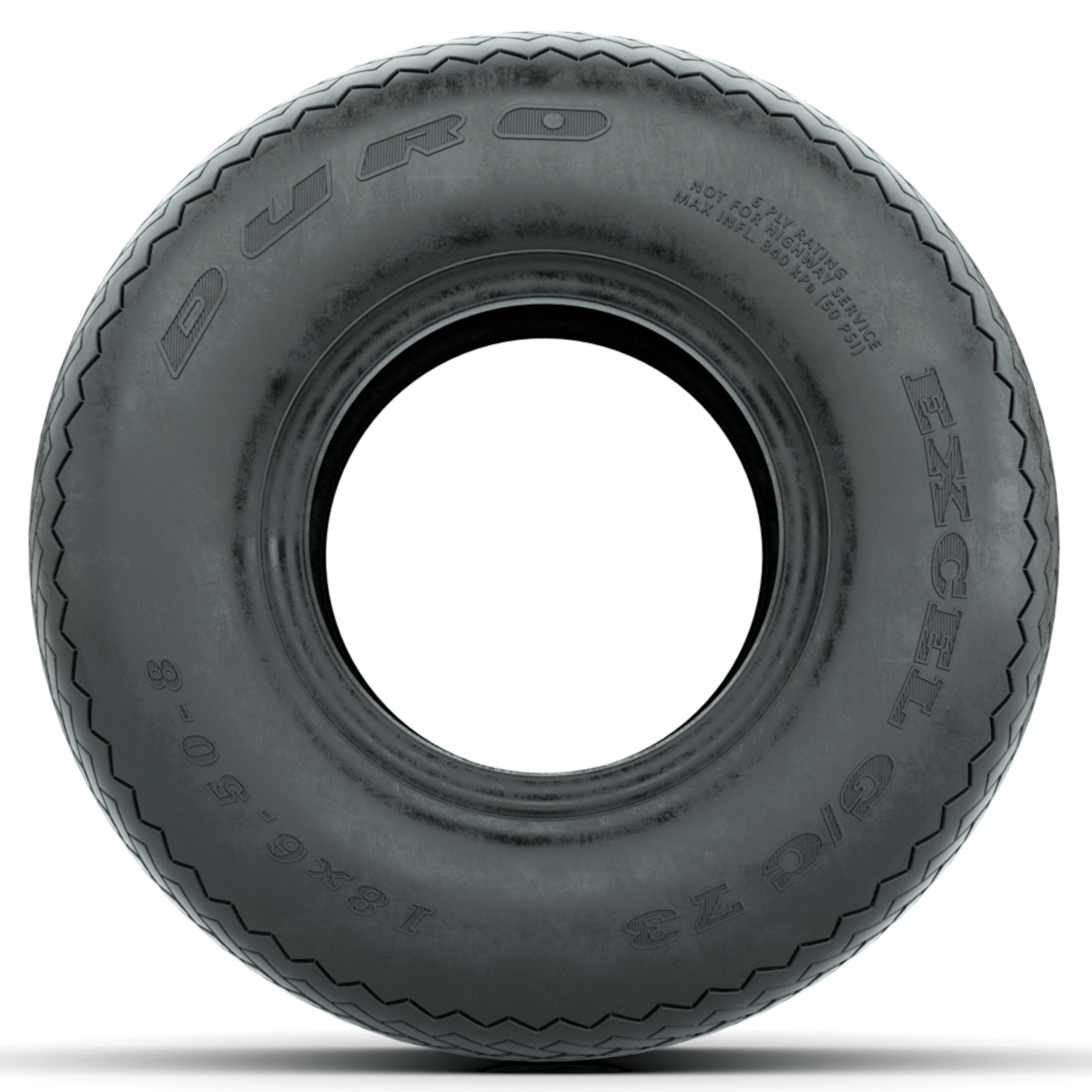 18x6.50-8 Sawtooth Street Tire (No Lift Required)