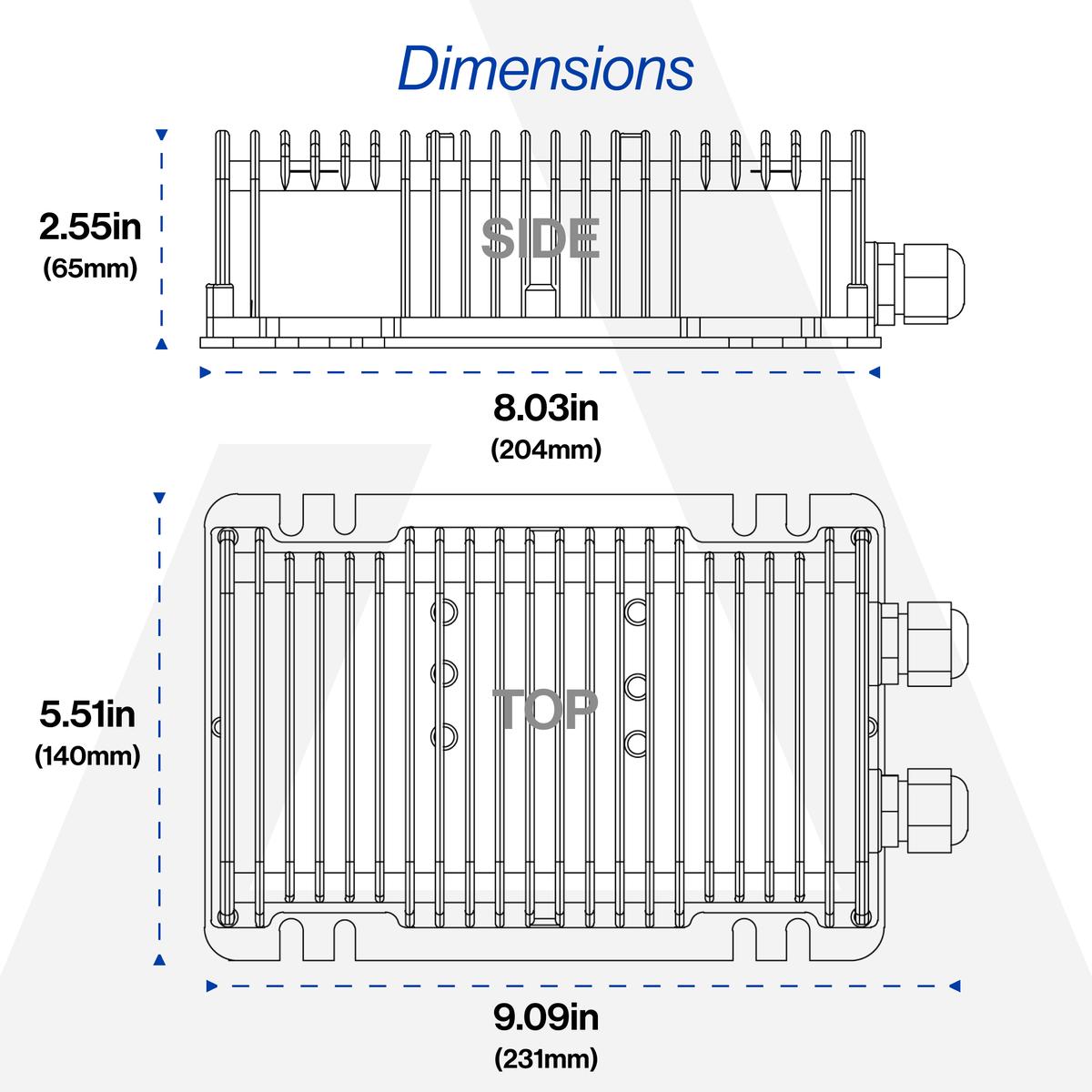 Reliance 50 Amp 72-12 Volts DC/DC Converter