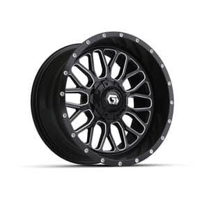 14” GTW Helix Black & Machined Wheel