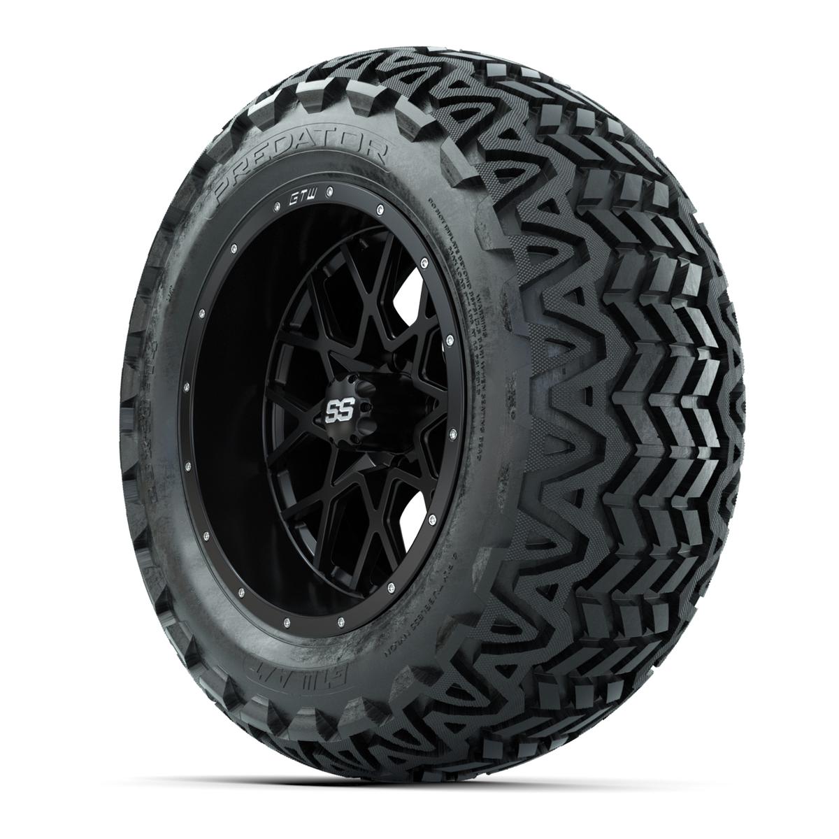 Set of (4) 14 in GTW Vortex Wheels with 23x10-14 GTW Predator All-Terrain Tires