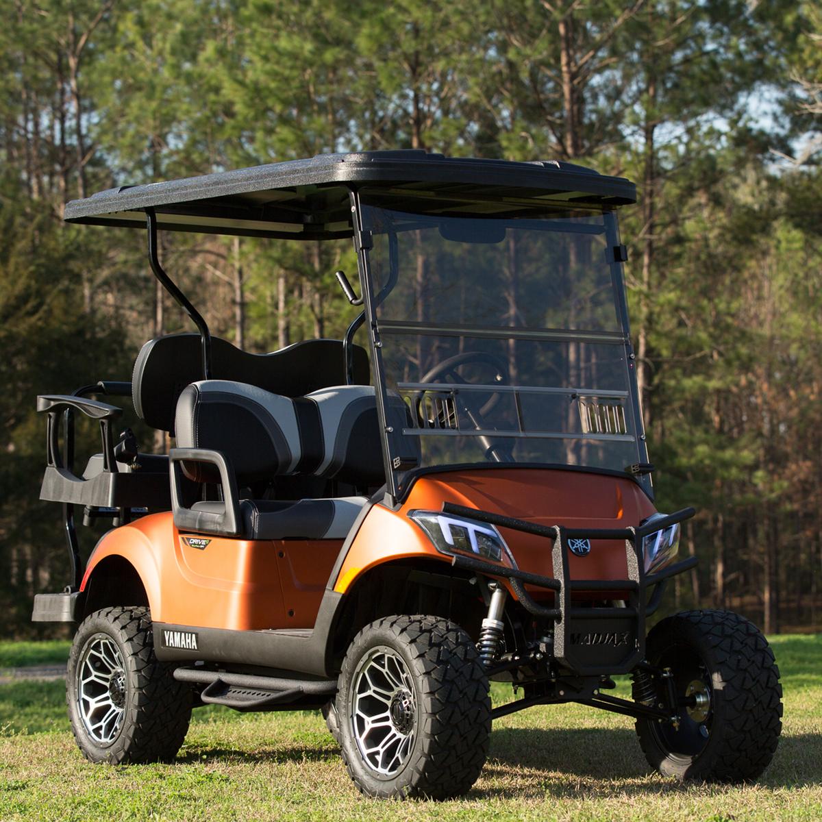 MadJax&reg; Yamaha Drive2 Armor Nerf Bar with Drop Down Side Step and Brackets