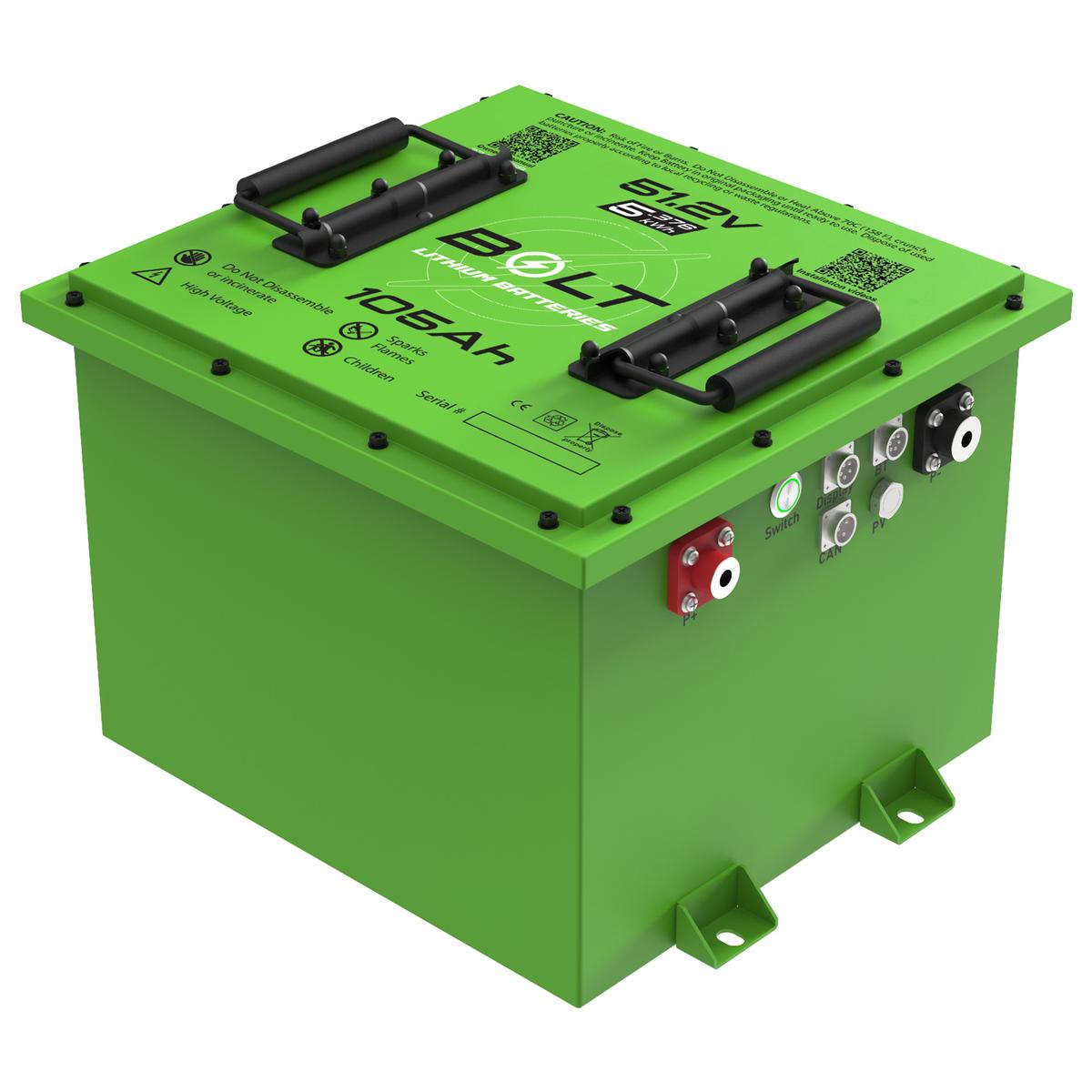 Bolt Energy Bintelli Beyond, Nemesis 51V 105AH Square Heated Standard Battery Kit