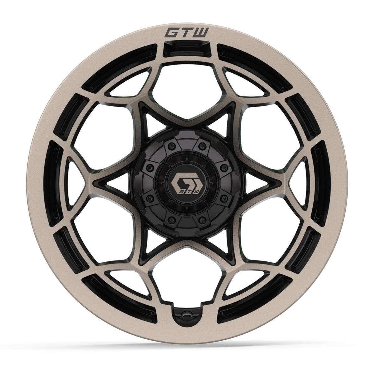 14&Prime; GTW&reg; Nexus Gloss Black with Satin Bronze Face Wheel