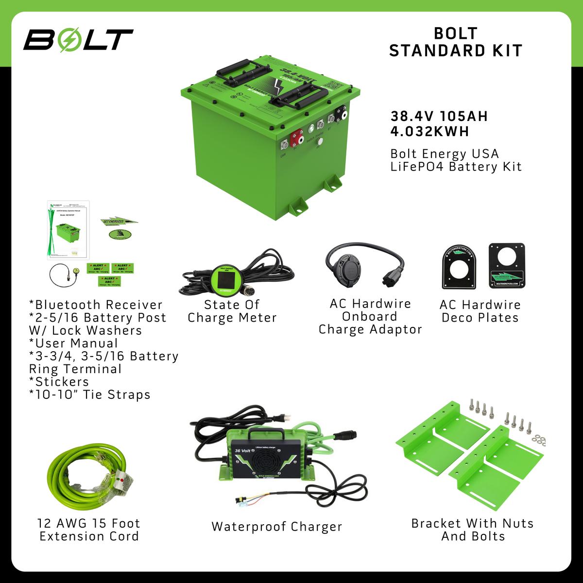 Bolt Energy 38V 105Ah Battery Bundles