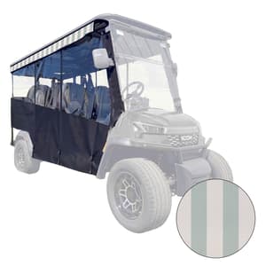 RedDot 6-Passenger Black Track Style Enclosure with Paxton Dew Valance for ICON i60LX (Years 2026-Up)
