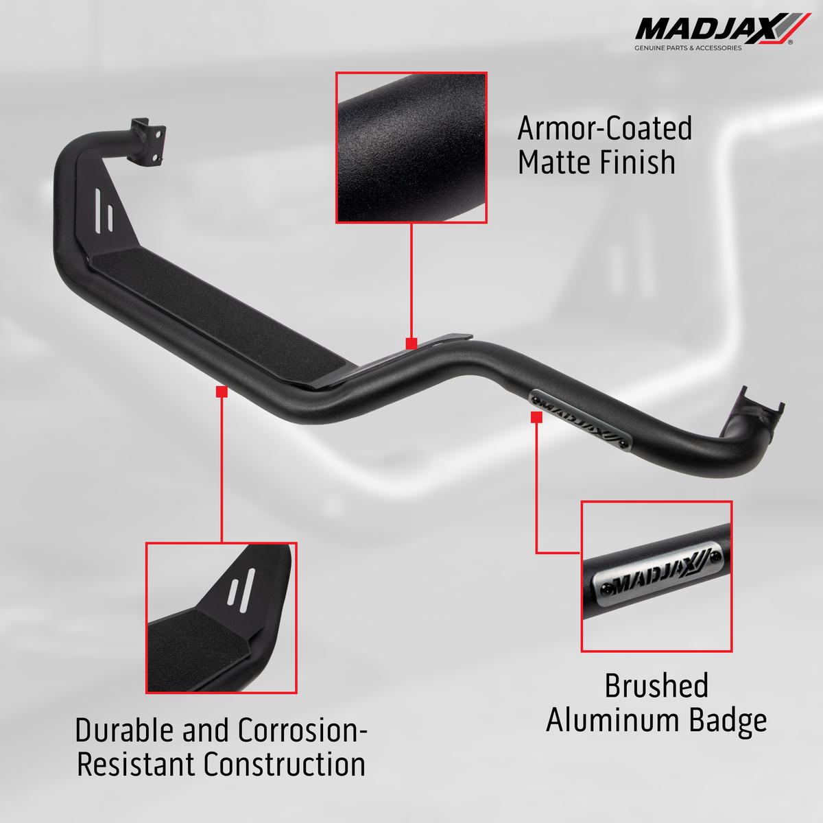 MadJax&reg; EZGO RXV Recon Step Bar with Brackets (Years 2008-2022)