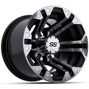 10&Prime; GTW&reg; Specter Black with Machined Accents Wheel