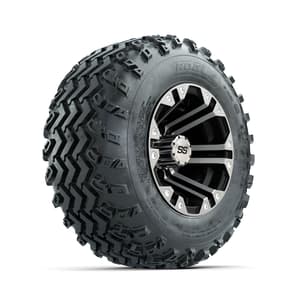 GTW Specter Machined/Black 10 in Wheels with 20x10.00-10 Rogue All Terrain Tires – Full Set