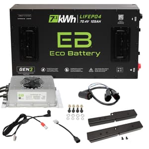 Epic Carts 4-2 Configuration Eco Lithium 70V 105Ah GEN3 Battery Bundle