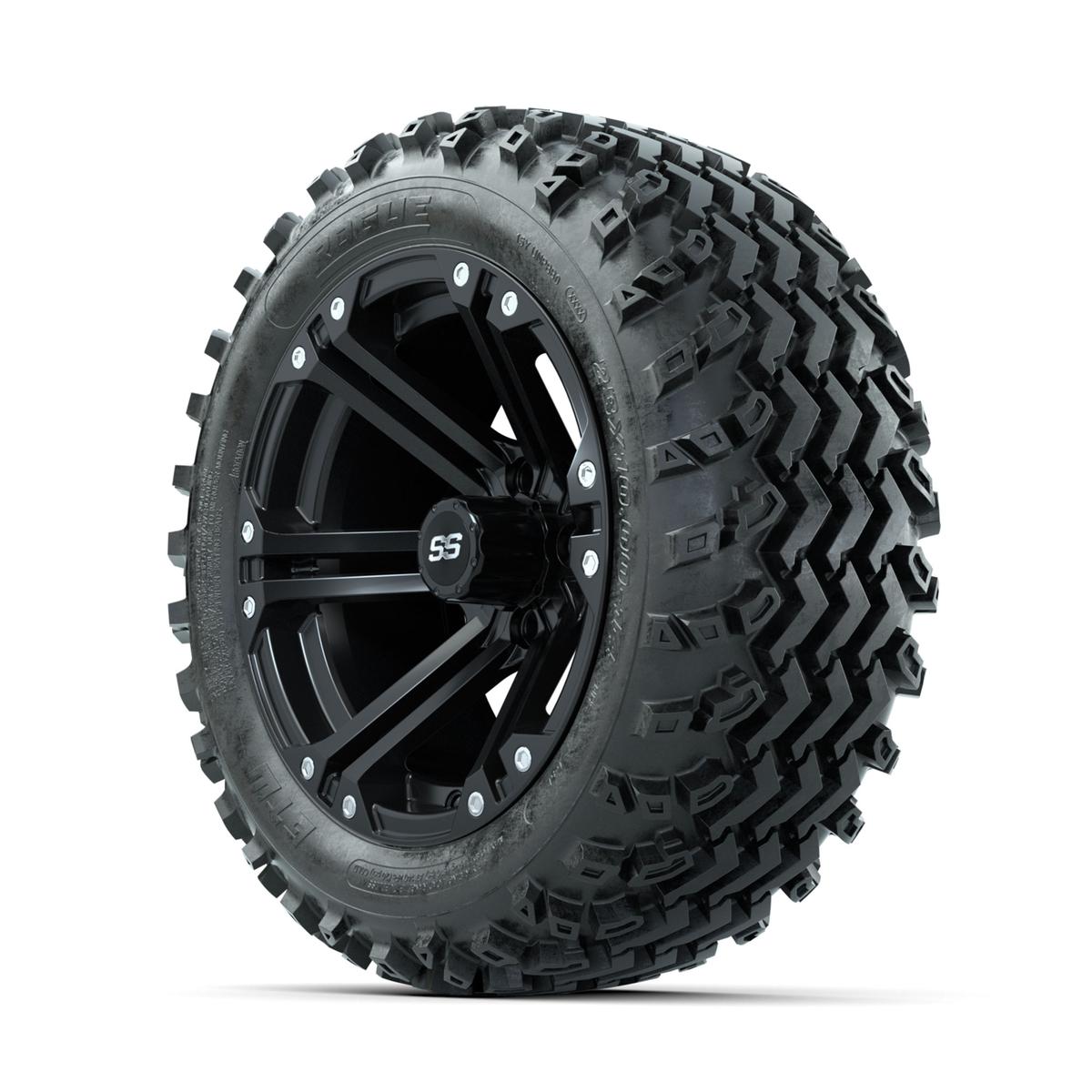 GTW Specter Matte Black 14 in Wheels with 23x10.00-14 Rogue All Terrain Tires – Full Set