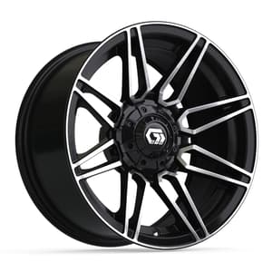 14&Prime; GTW&reg; Stealth Gloss Black with Machined Accents Wheel