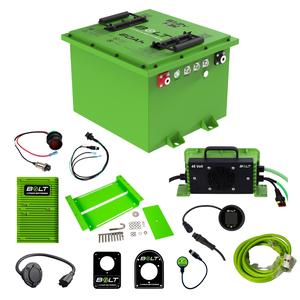 Bolt Energy Club Car 51V 60AH Heated Standard Battery FactorySync Kit with EZ Bracket