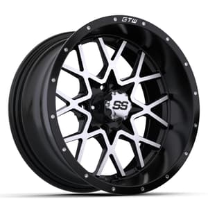 GTW&reg; 14&Prime; Vortex Wheel – Matte Black/Machined