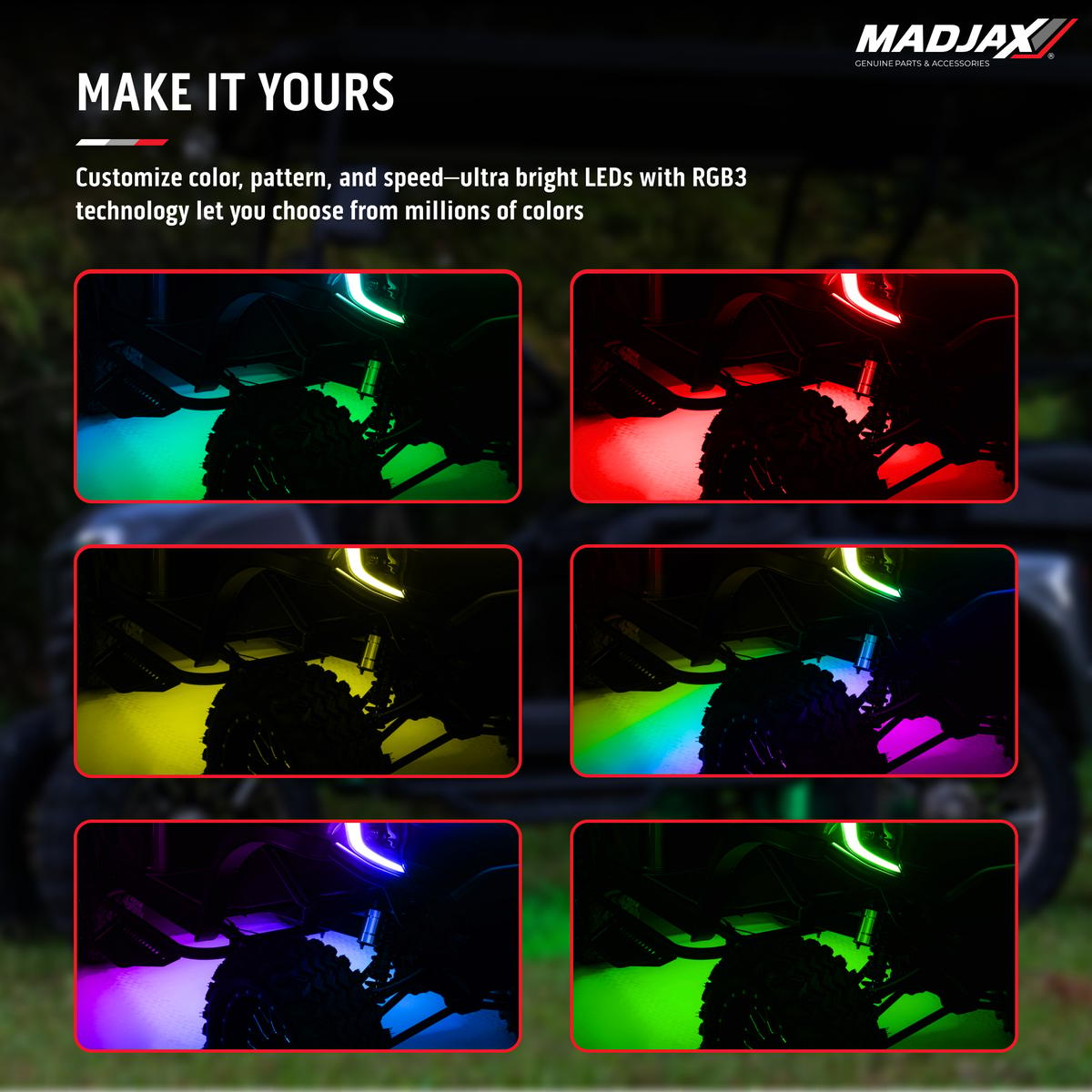 MadJax&reg; Universal LUX Underglow Top Kit