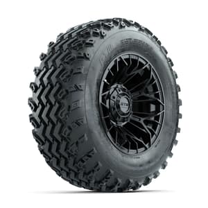 GTW Stellar Black 12 in Wheels with 23x10.00-12 Rogue All Terrain Tires – Full Set