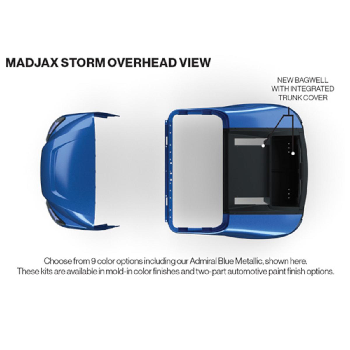 MadJax&reg; Storm Body Kit for EZGO TXT – Admiral Blue Metallic