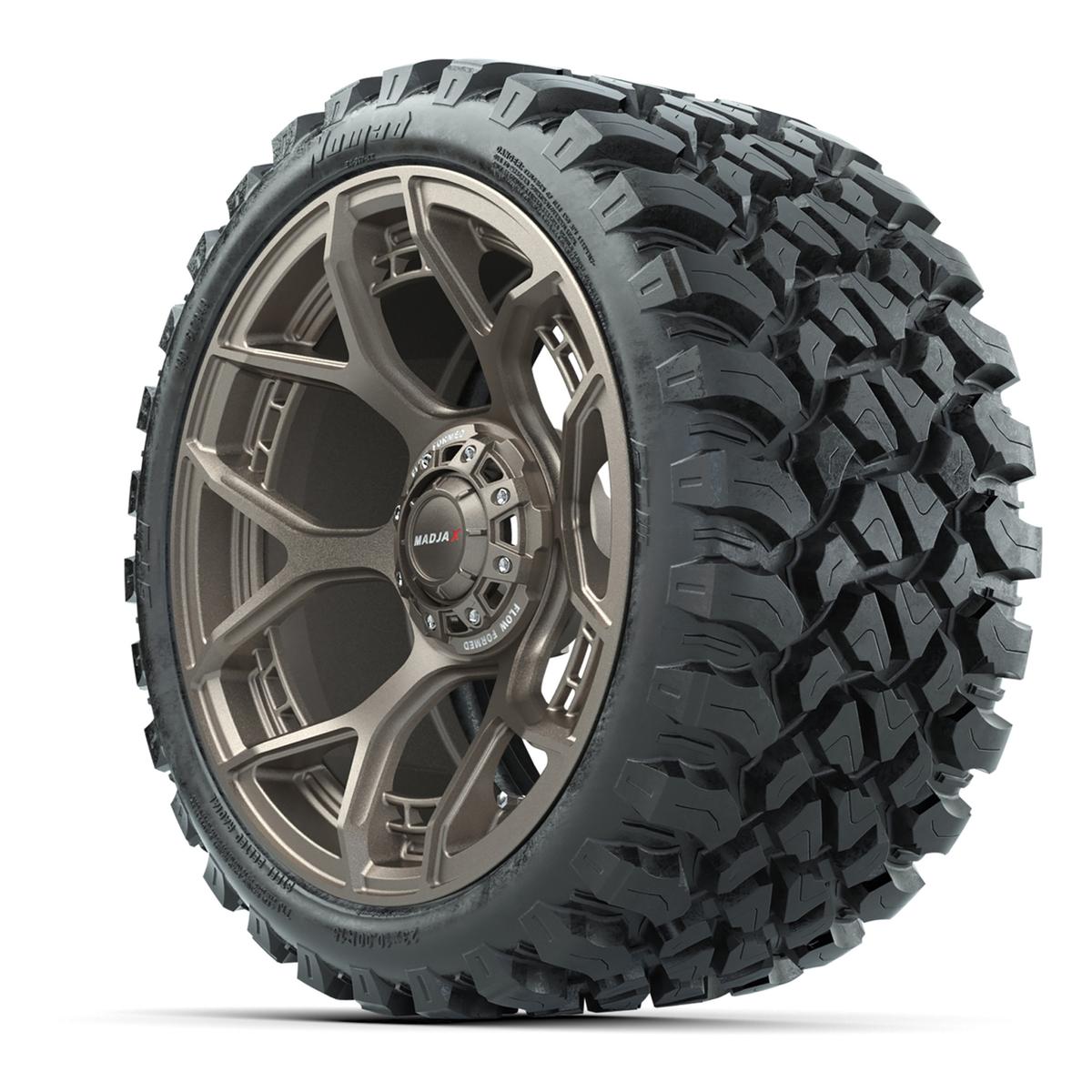 MadJax&reg; Flow Form Evolution Matte Bronze 15in Wheels with GTW&reg; 23x10-R15 Nomad Off Road Tires - Full Set