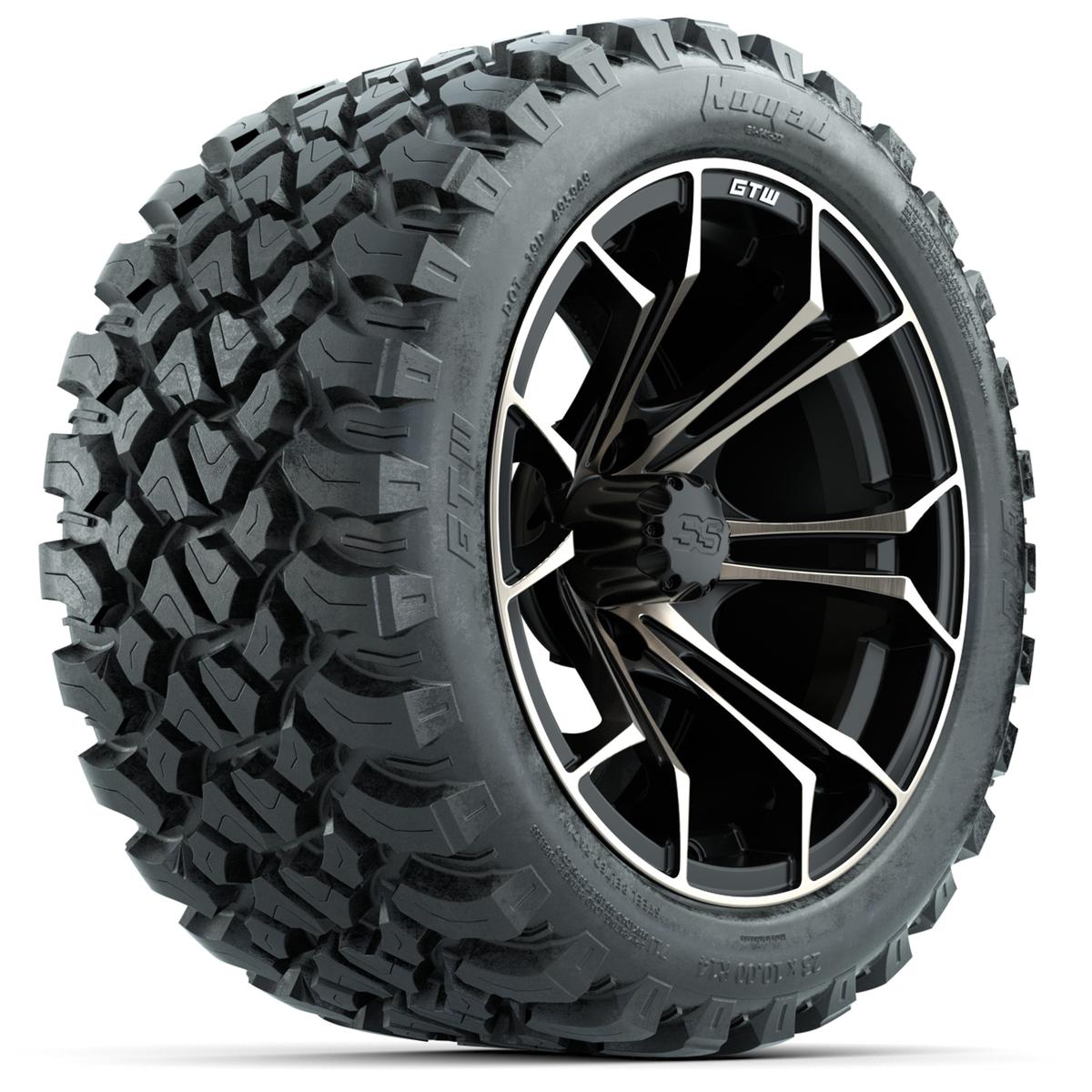 GTW Spyder Bronze/Matte Black 14 in Wheels with 23x10-14 GTW Nomad All-Terrain Tires – Full Set