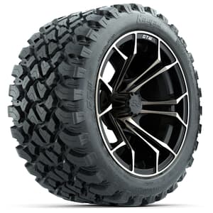 GTW Spyder Bronze/Matte Black 14 in Wheels with 23x10-14 GTW Nomad All-Terrain Tires – Full Set