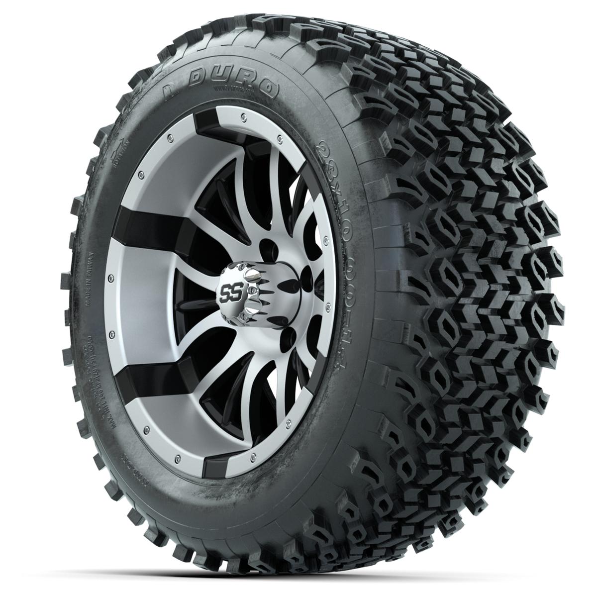 Set of (4) 14 in GTW Diesel Wheels with 23x10-14 Duro Desert All-Terrain Tires