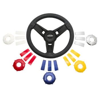 Gussi Italia&reg; Giazza Black Steering Wheel For All EZGO TXT / RXV Models