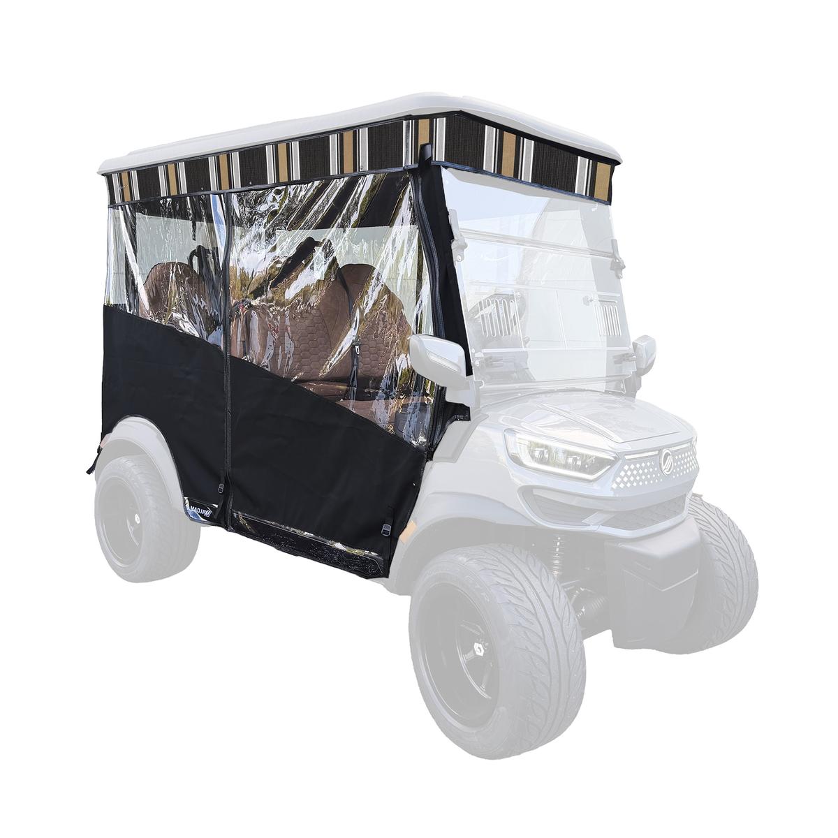 RedDot Black/Emblem Classic Single Track Enclosure for MadJax&reg; Ascent with 4-Forward Facing Seats