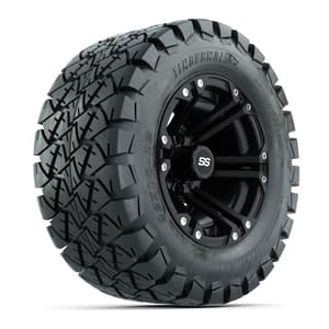 Set of (4) 12 in GTW Specter Wheels with 22x10-12 GTW Timberwolf All-Terrain Tires