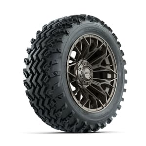 GTW Stellar Matte Bronze 14 in Wheels with 23x10.00-14 Rogue All Terrain Tires – Full Set