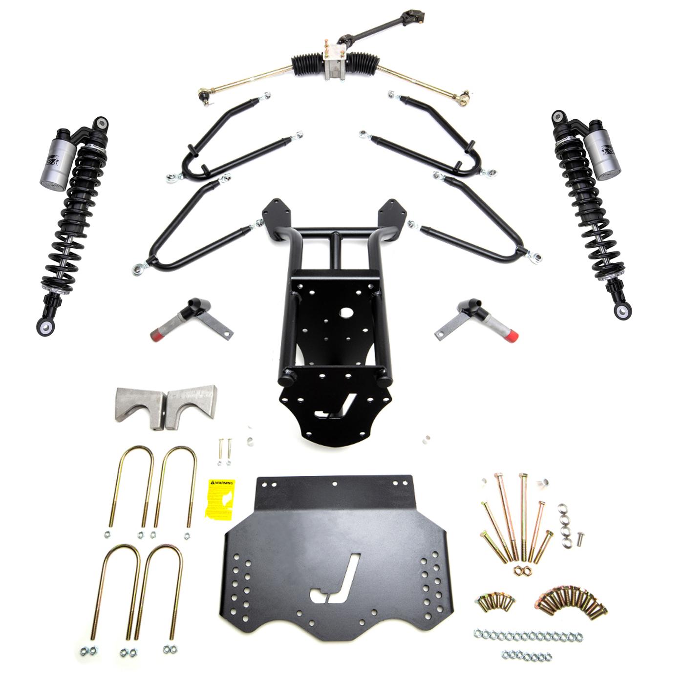 09-Up EZGO TXT Gas - Jakes Long Travel w/Updated External Reservoir Shocks