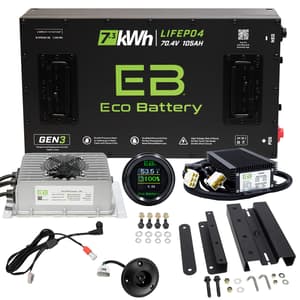 Yamaha G29/Drive 2007-2010 Eco Lithium 70v 105Ah GEN3 Battery Bundle