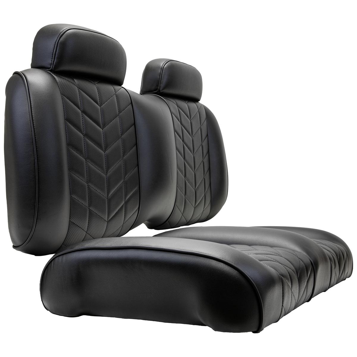 MadJax Aviator Club Car Precedent/Tempo Black Front Seat Cushions