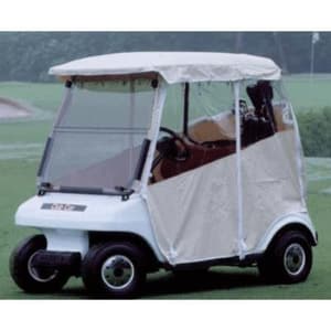 RedDot Club Car DS 2-Passenger White 3-Sided Over-The-Top Vinyl Enclosure (Years 2000-Up)