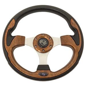 Woodgrain Rally Steering Wheel