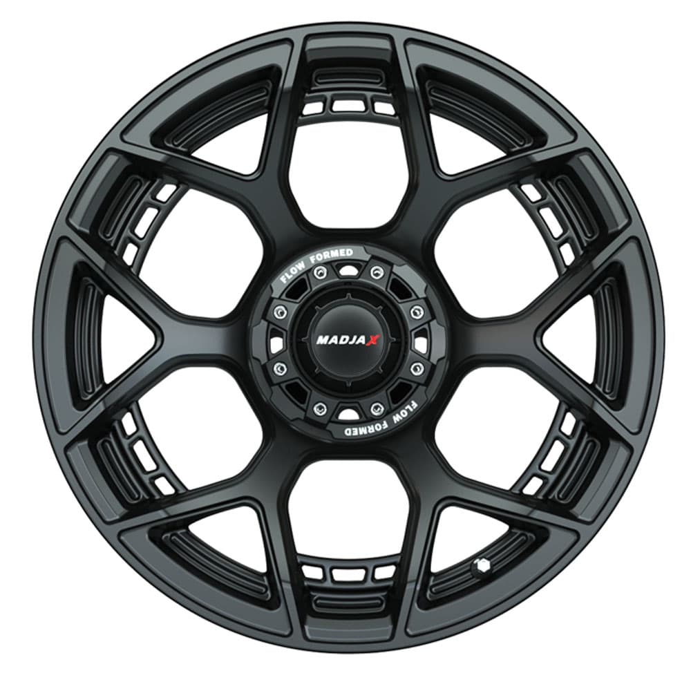 Set of (4) 15&quot; MadJax&reg; Flow Form Evolution Matte Black Wheels with GTW&reg; Fusion GTR Street Tires