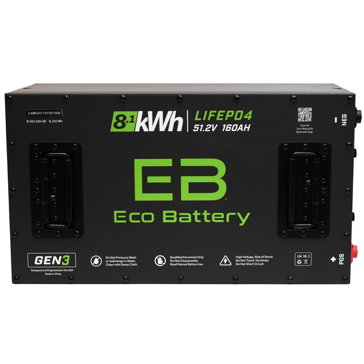 Denago Eco Lithium 51.2V 160Ah GEN3 Battery Bundle