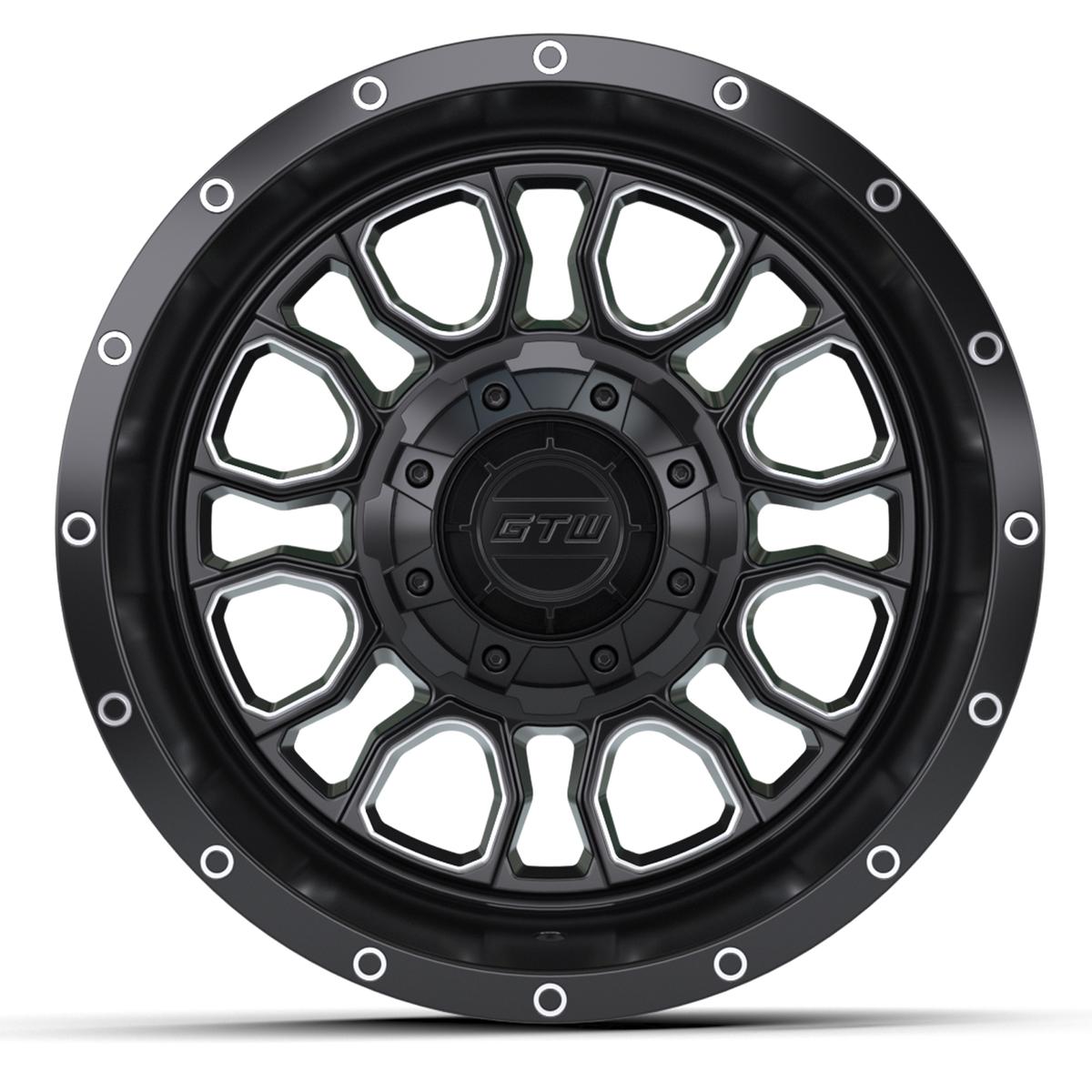 14” GTW Volt Black & Machined Wheel