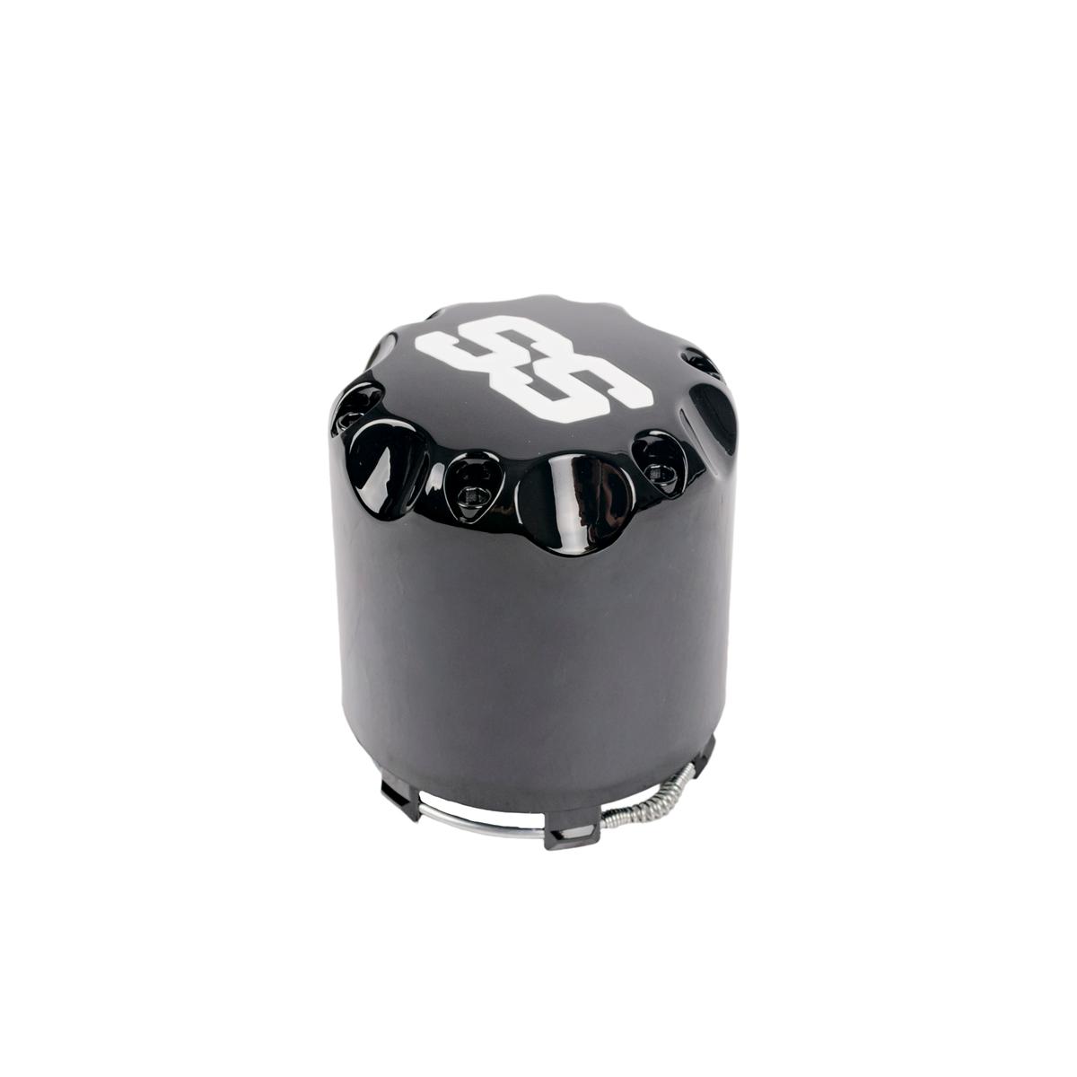 GTW&reg; Snap-In Gloss Black SS Center Caps (Pack of 4)