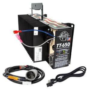 Lester TT-650W Battery Charger with DC 3-Pin Cord for Club Car
