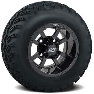 Set of (4) 10 inch Storm Trooper Wheels on Sahara Classic A/T Tires