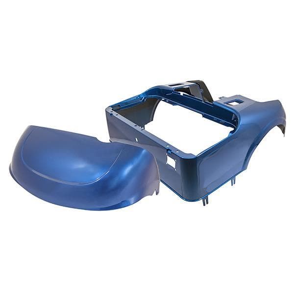 EZGO RXV OEM Electric Blue Front & Rear Body Kit (Years 2016-Up)